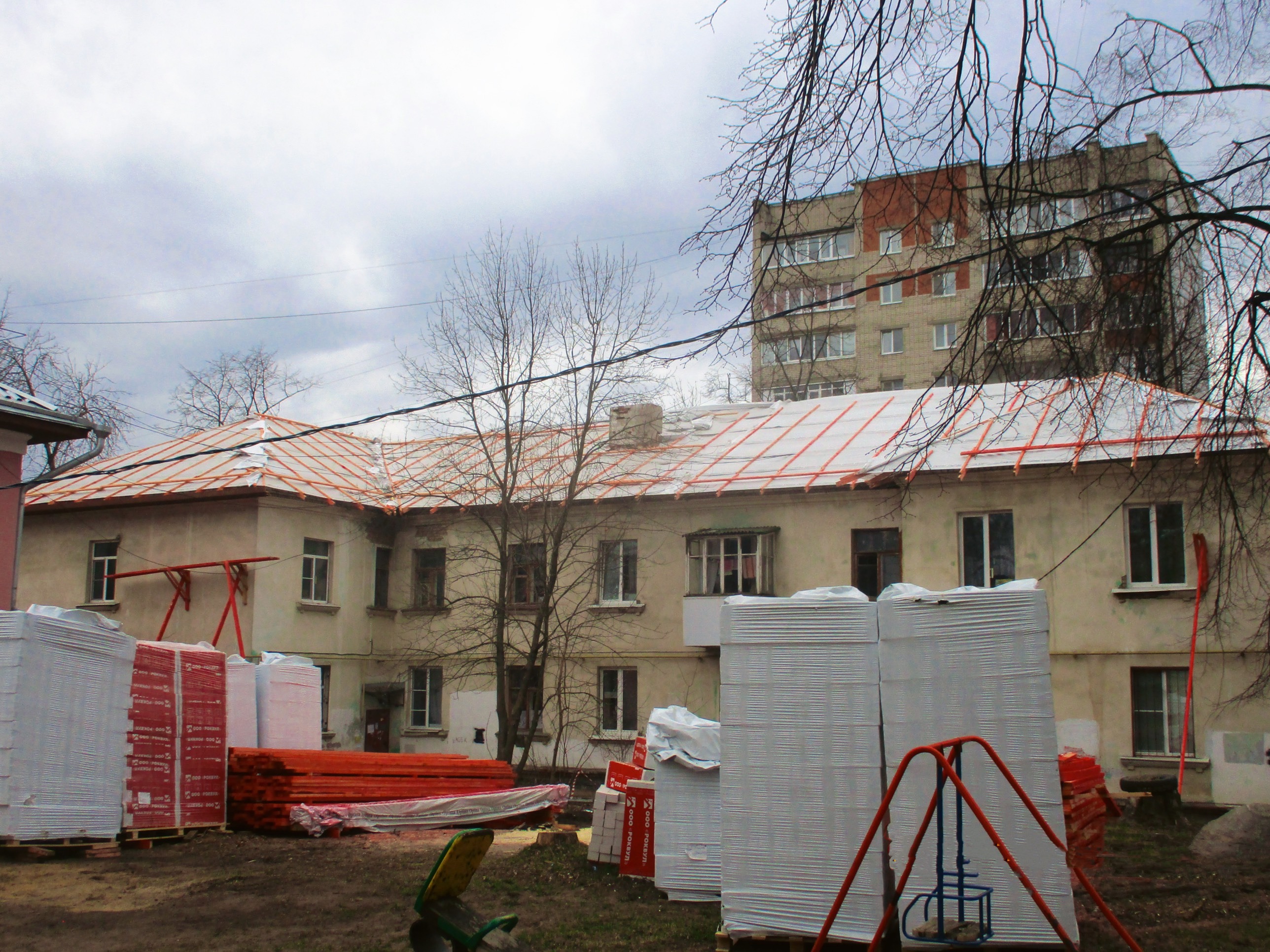 В Ярославле продолжается капитальный ремонт: работы идут на улице Рыкачева