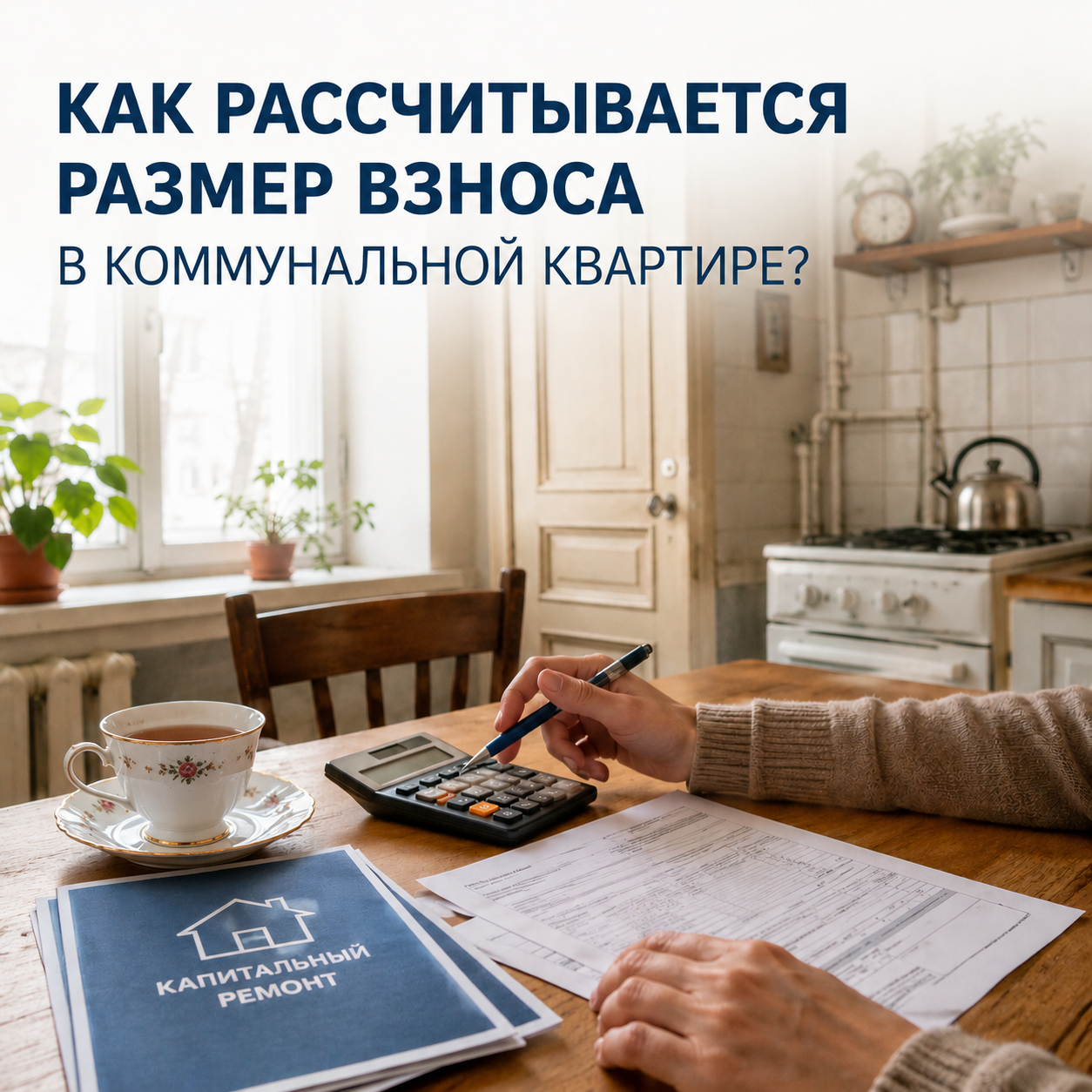 Порядок расчета ежемесячного платежа за капремонт для владельцев комнат в коммуналке